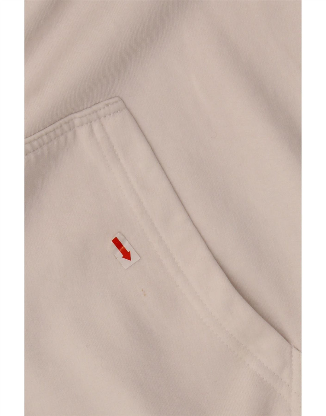 KARL KANI Jersey con capucha y estampado holgado para hombre, talla pequeña, algodón blanco