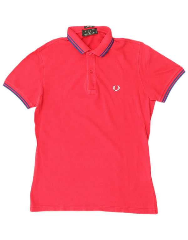 Fred Perry Polo Slim Fit Para Hombre De Algodón Rosa Pequeño
