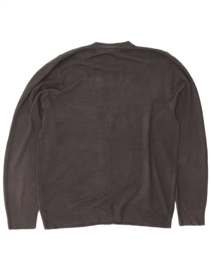 Marks & Spencer Suéter tipo cárdigan para hombre Acrílico gris grande