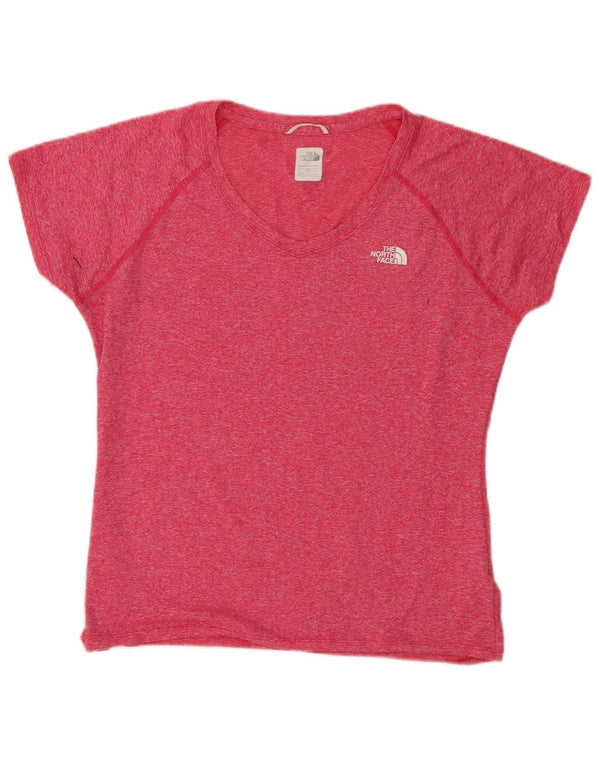 The North Face Camiseta para mujer Top UK 46 Grande Poliéster moteado rosa