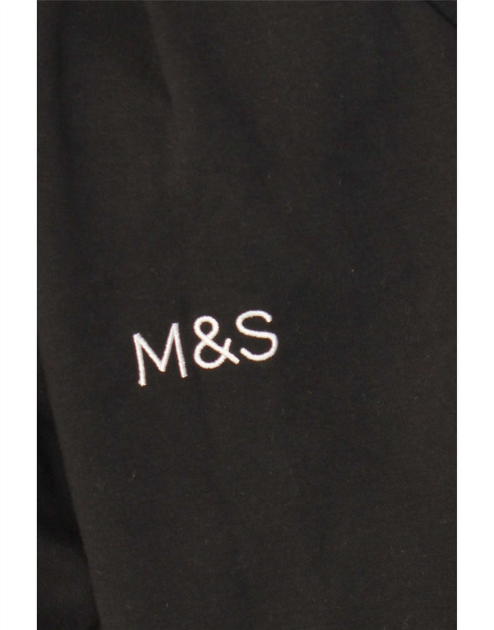 Marks & Spencer Hombre Sudadera Jumper Medium Negro Poliéster