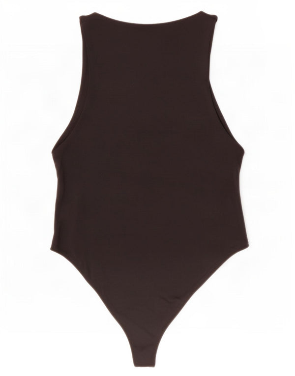 Zara Body Sin Mangas Mujer UK 44 Grande Negro