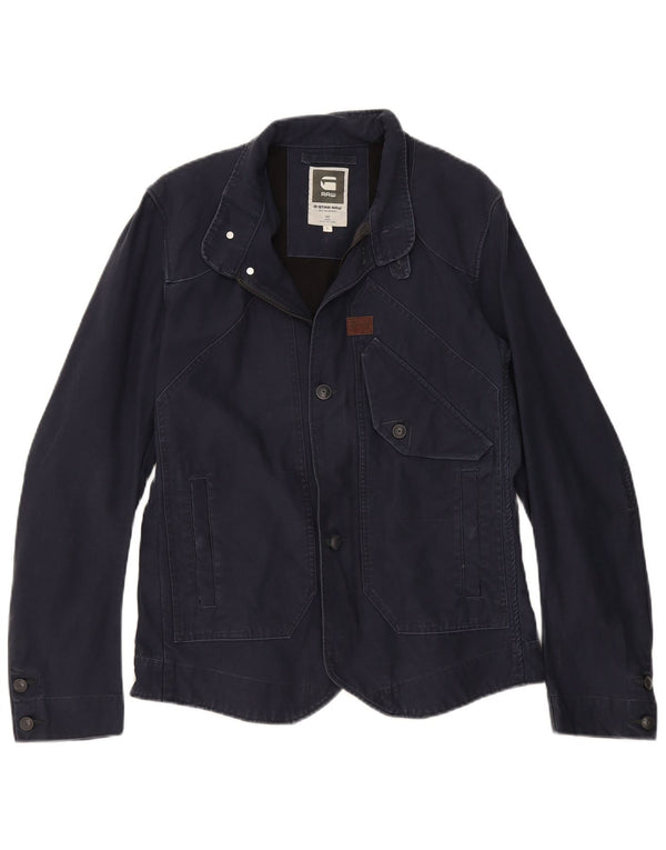 G-STAR Chaqueta utilitaria para mujer UK 46 Grande Azul marino Algodón