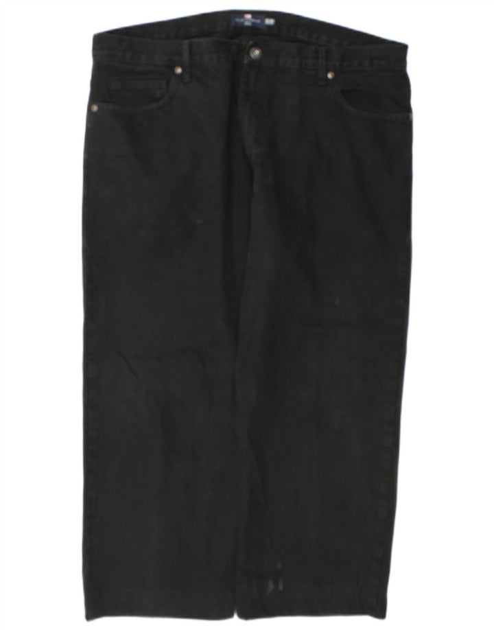 Marks & Spencer Vaqueros rectos para hombre W40 L24 Algodón gris