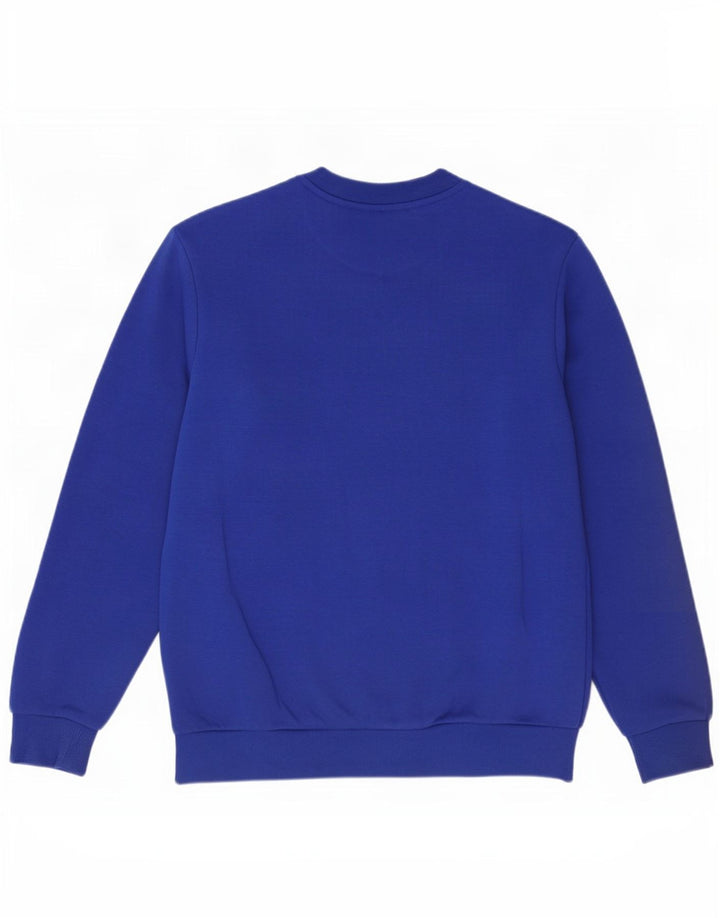 Kappa Hombre Sudadera Gráfica Jumper Large Algodón Azul