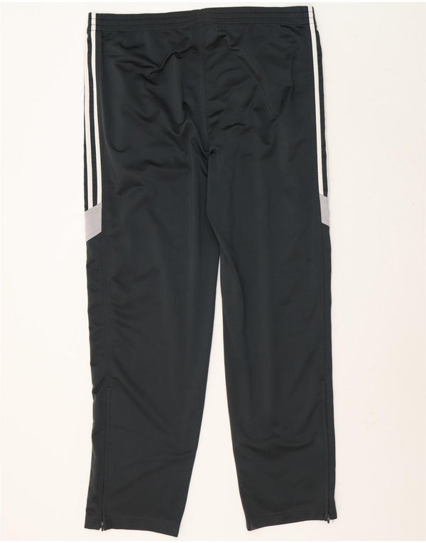 Adidas Pantalones de chándal para hombre UK 44/46 Large Gris Colorblock Poliéster