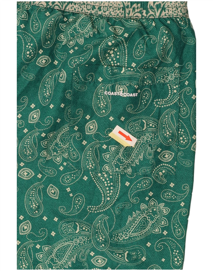 COAST Bañador para hombre, talla grande, color verde Paisley