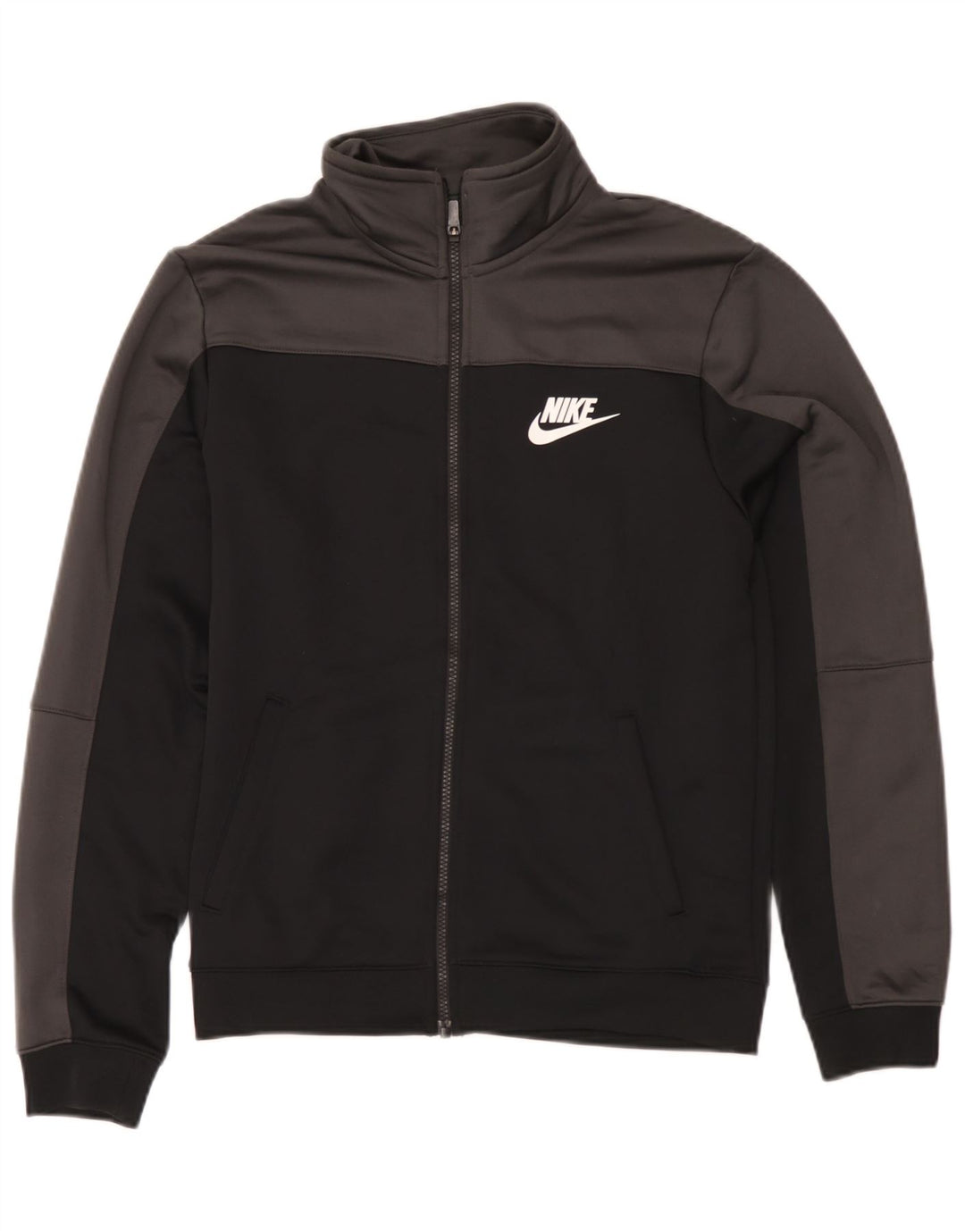 Nike - Chaqueta de chándal para hombre, talla pequeña, color negro, poliéster