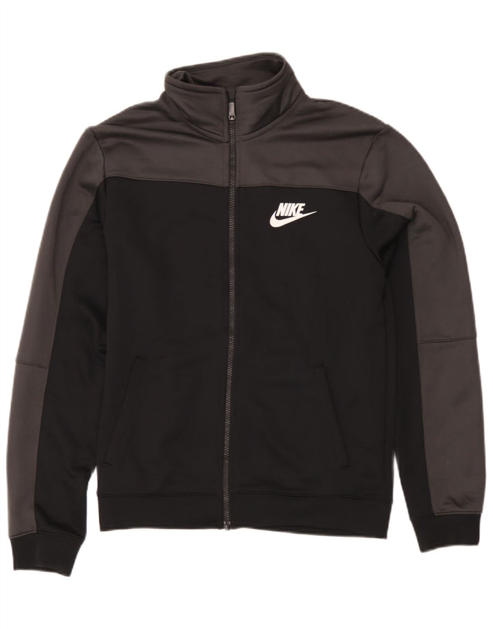 Nike - Chaqueta de chándal para hombre, talla pequeña, color negro, poliéster
