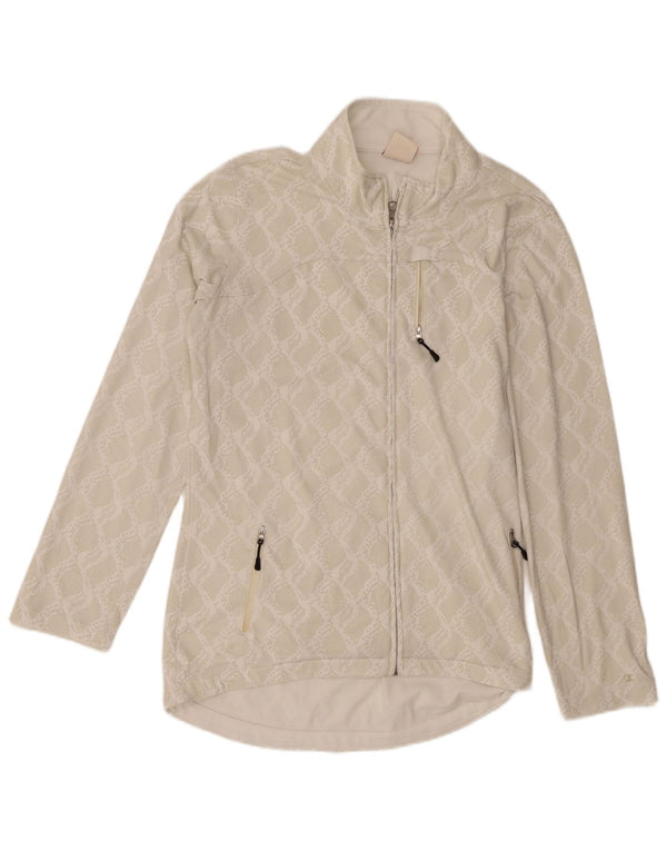 Champion Chaqueta de Chándal para Mujer UK 40 XL Beige Animal Print