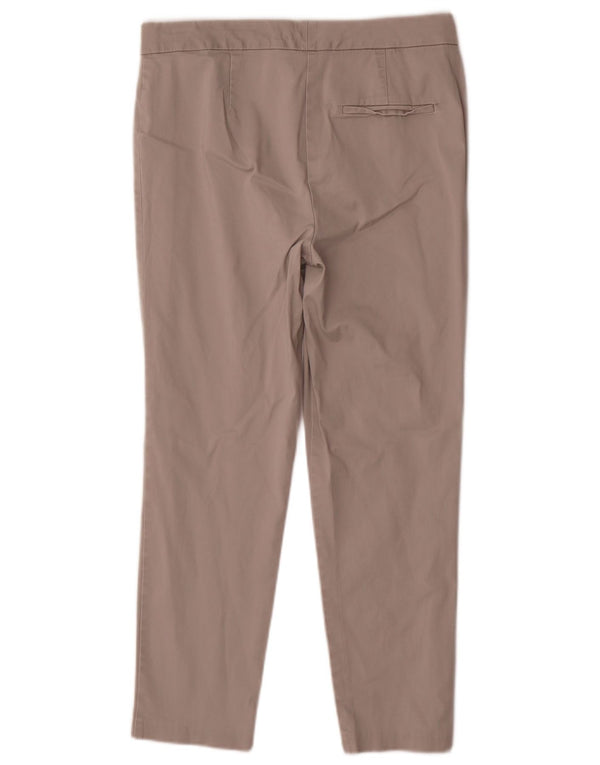 Marks & Spencer Pantalón chino ajustado para mujer UK 10 Small W29 L25 Beige