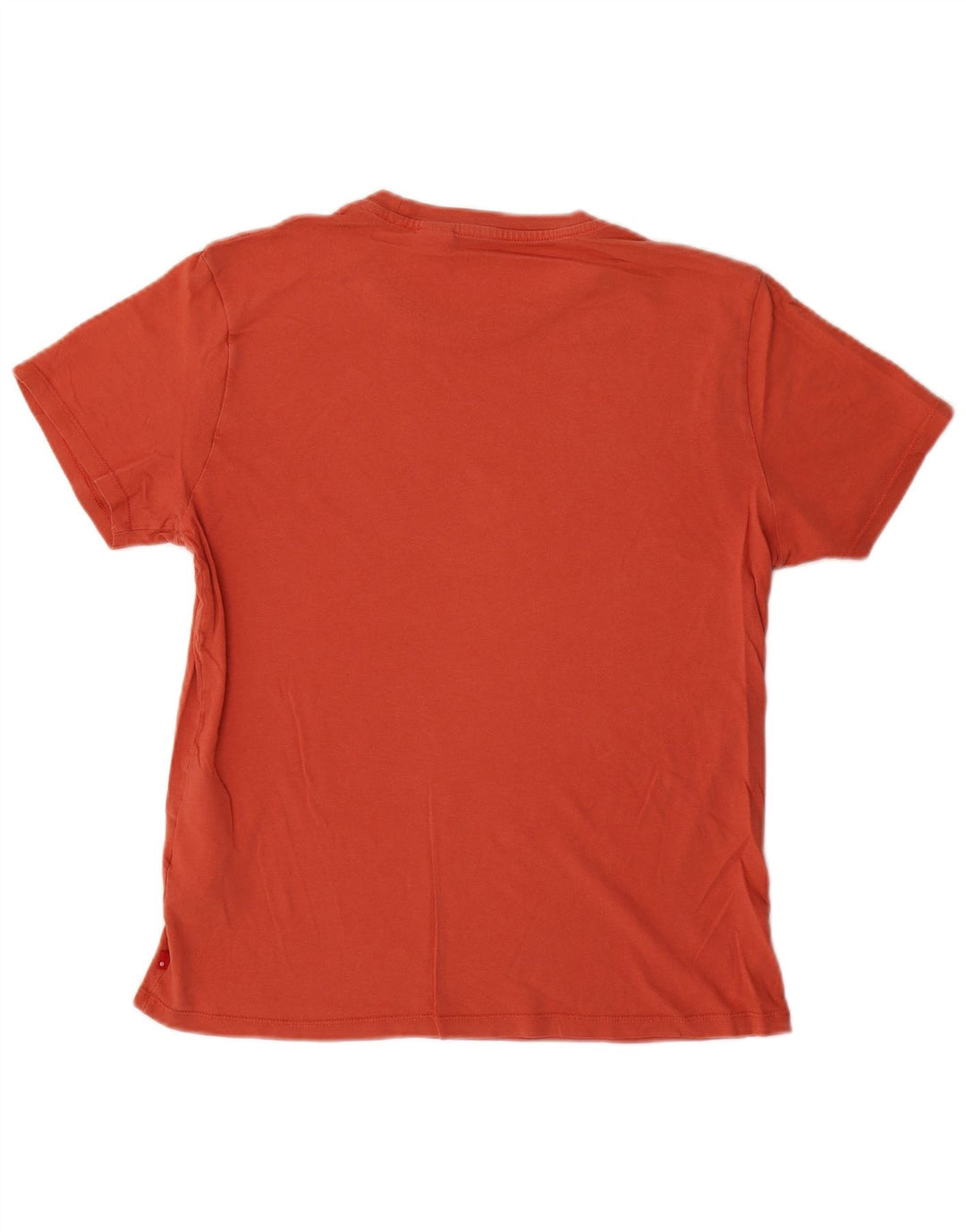 Levi's Camiseta gráfica para hombre Top de algodón naranja medio