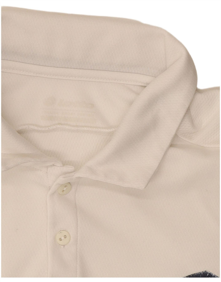LOTTO Mens Polo Shirt Medium White