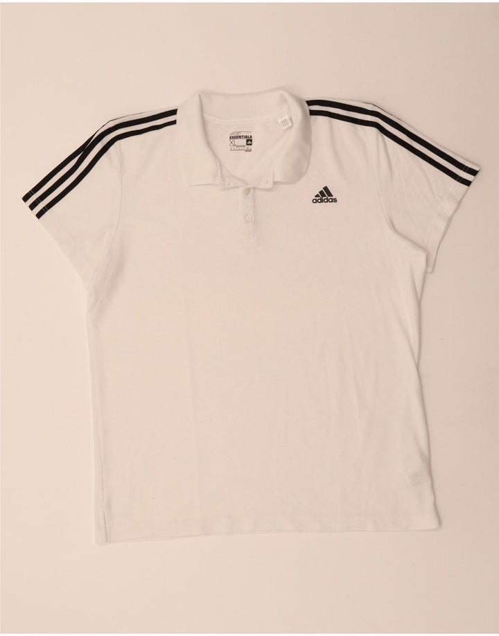 Adidas Hombre Climalite Polo XL Blanco Poliéster