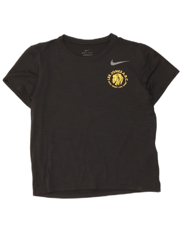 Nike Lee Jones A.B.C. para hombre Camiseta Gráfica Top Pequeño Negro Moteado