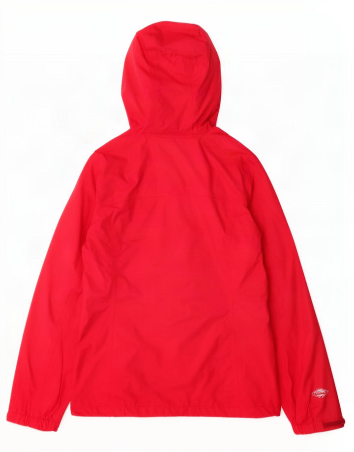 Columbia Chaqueta impermeable con capucha para mujer UK 40 Small Pink Nylon