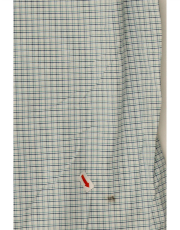 J. CREW Mens Shirt Large Blue Check Cotton Vintage J. Crew and Second-Hand J. Crew from Messina Hembry 