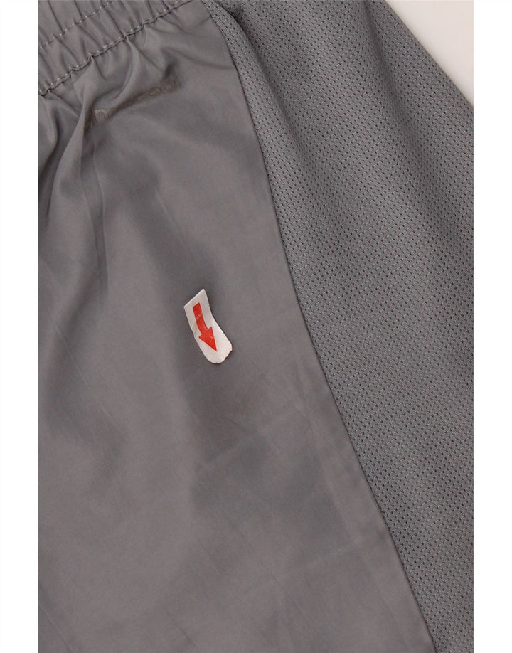 Adidas - Pantalones cortos deportivos para hombre, poliéster gris grande