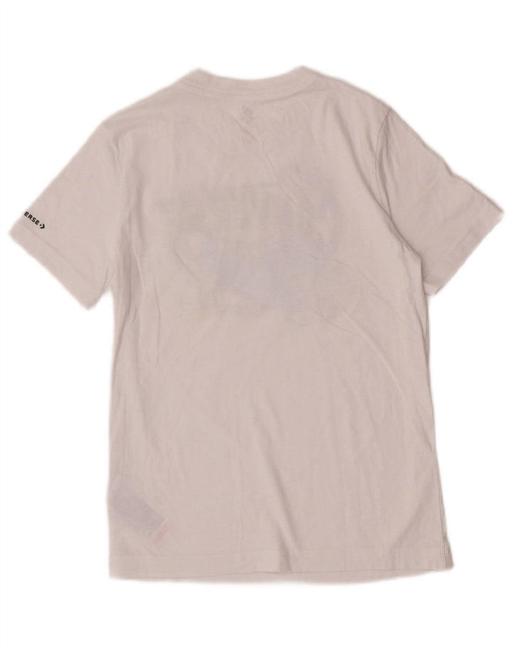 Converse Camiseta gráfica para niños Top 10-11 años Mediano Blanco Algodón