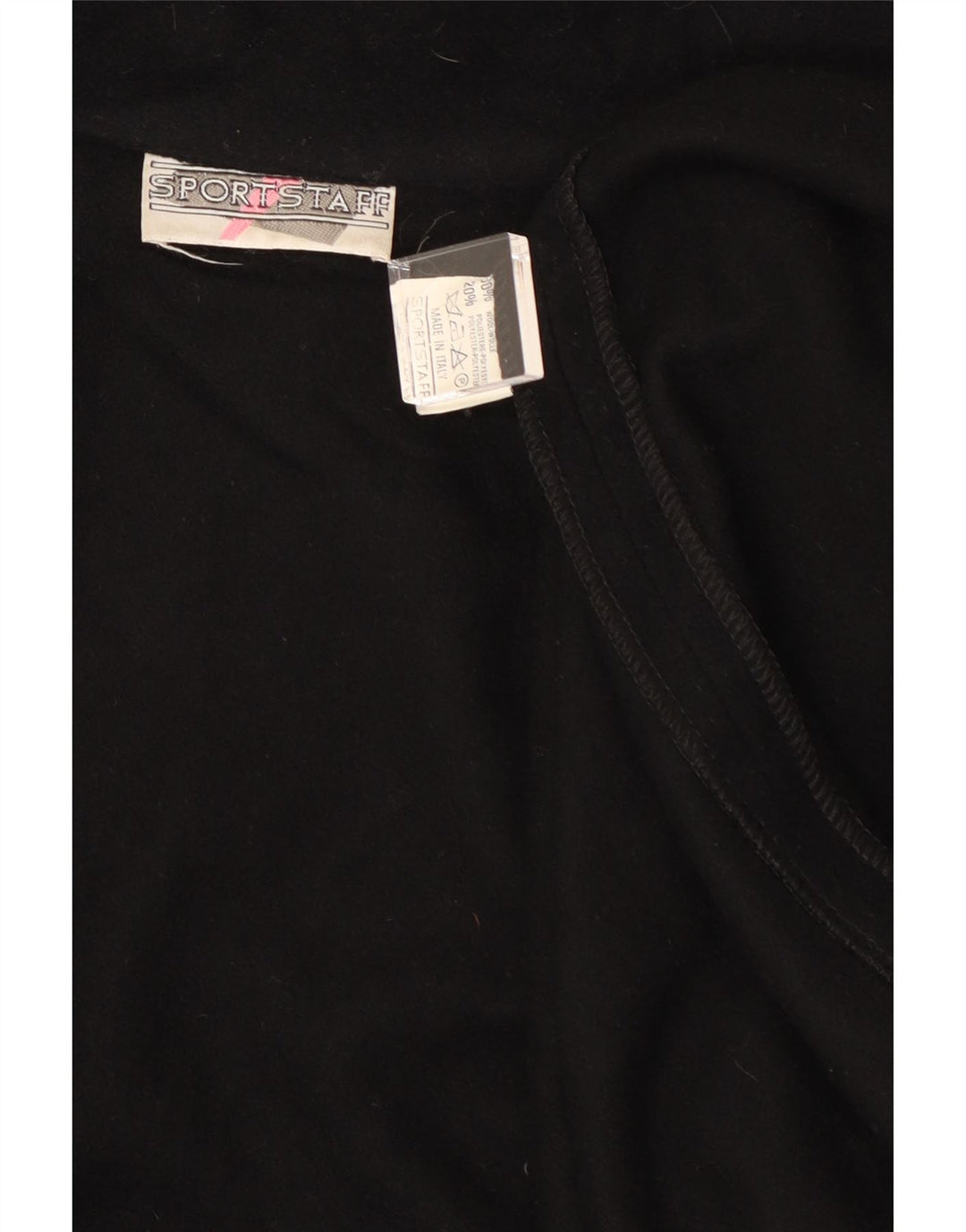 Sportstaff Abrigo Poncho para Mujer Talla única Lana Negra