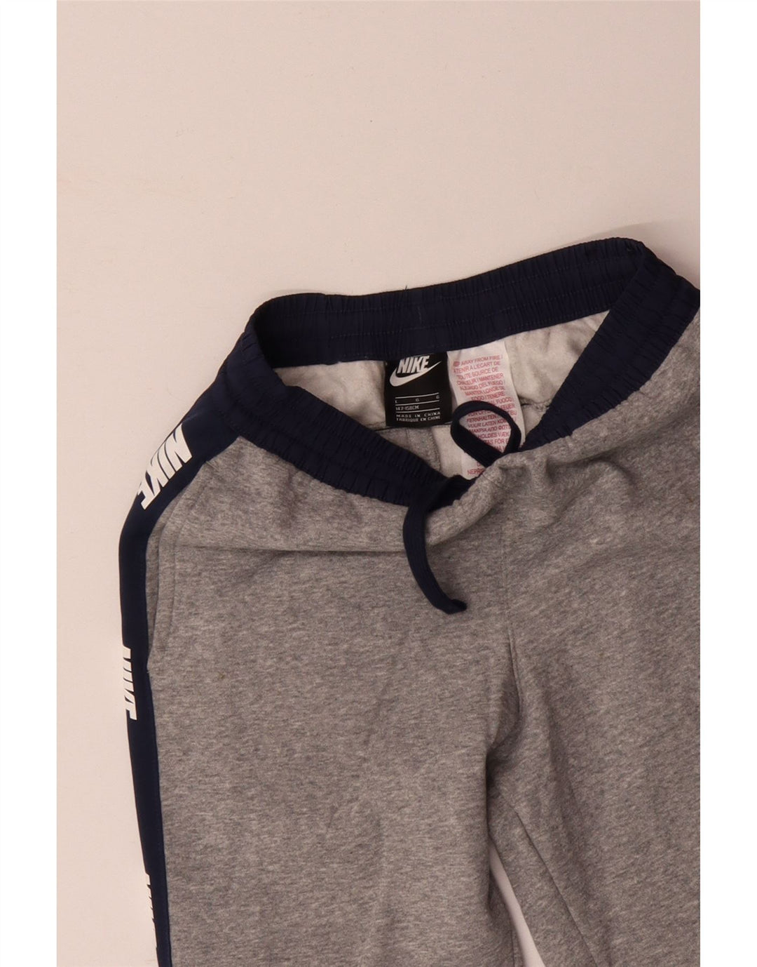 NIKE Pantalones de chándal para niños Joggers 12-13 años Grande Gris Colorblock