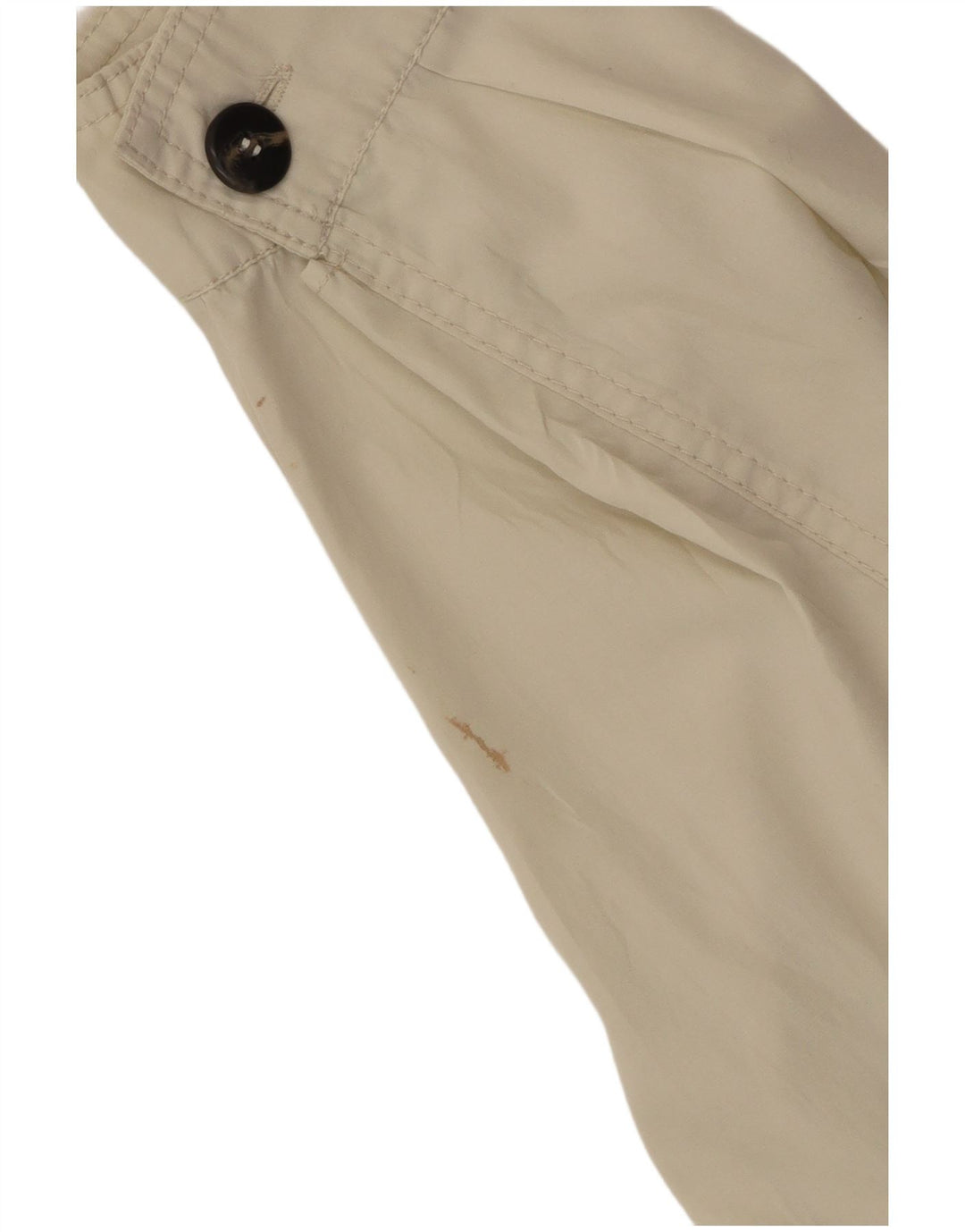 Brugi Chaqueta cortavientos con capucha y gráfico para hombre UK 40 Large Beige