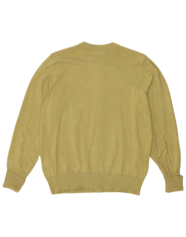Marks & Spencer Womens Cardigan Sweater UK 10 Small Green Viscose