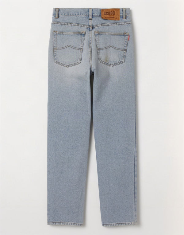 Cassuci Jeans rectos para hombre IT 48 Medium W30 L32 Algodón azul