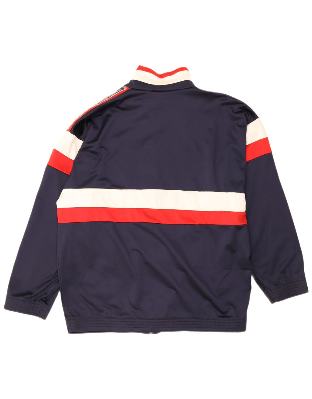 Champion Chaqueta De Chándal Para Hombre Poliéster Color Block Azul Marino Mediano