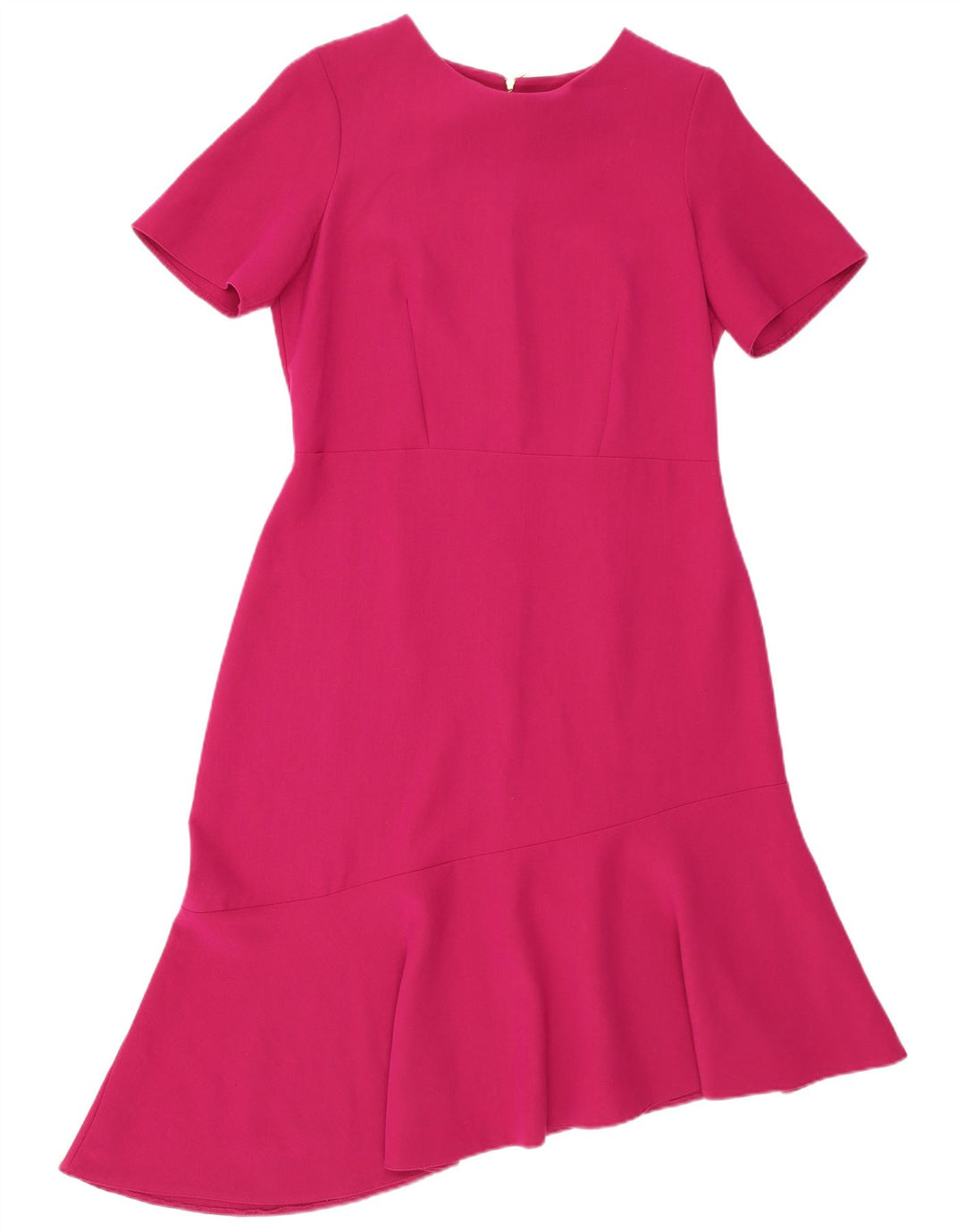 CLOSET Vestido asimétrico asimétrico para mujer UK 46 Poliéster rosa grande