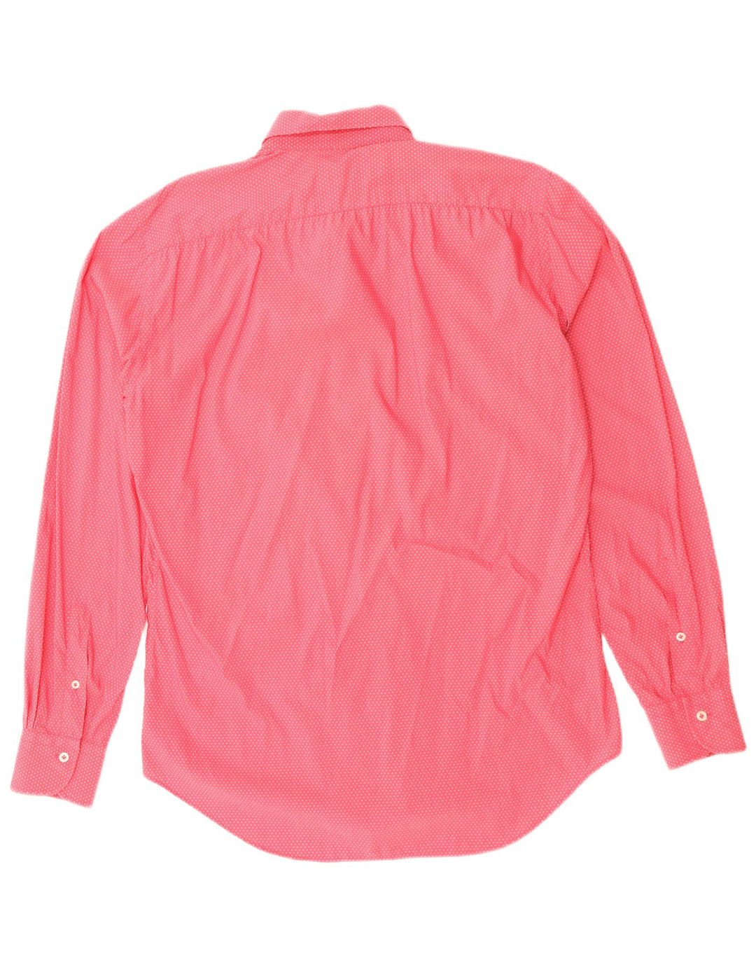 FAY Camisa para hombre Talla 39 15 1/2 Algodón manchado rosa medio