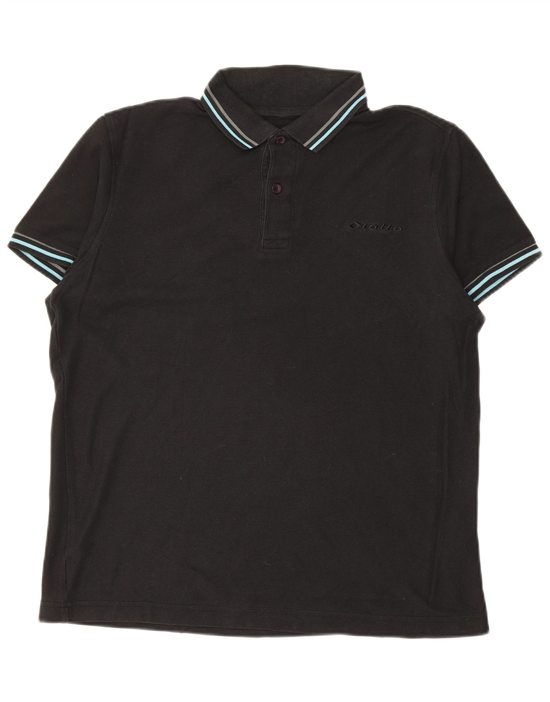LOTTO Polo Hombre XS Algodón Negro