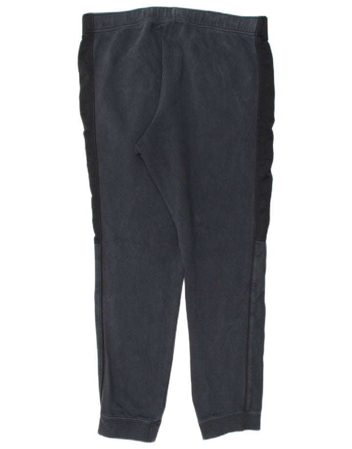 NIKE Hombre Pantalones de chándal Joggers Medium Black Colourblock Cotton