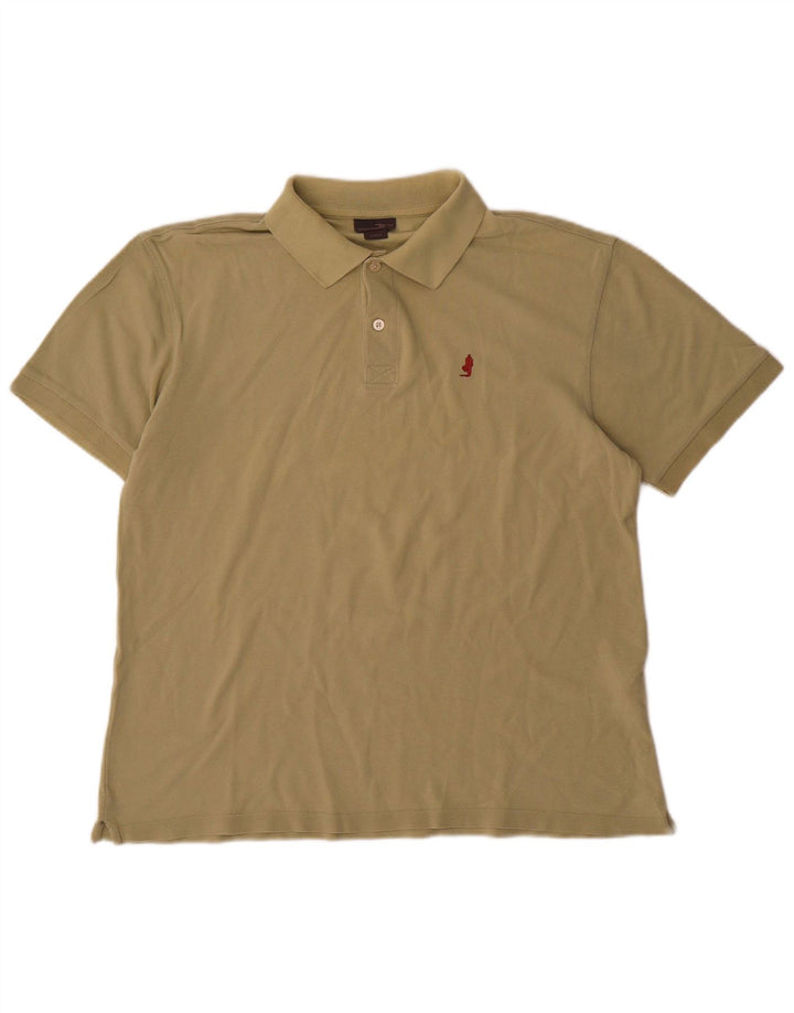 Marlboro Classics Polo Hombre Grande Caqui Algodón