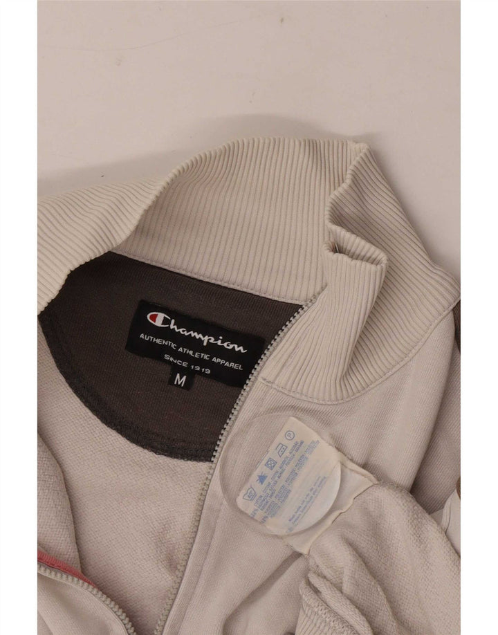 Champion Chaqueta de chándal para mujer UK 40 Medium Off White Colorblock