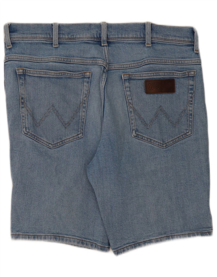 Wrangler Pantalones Cortos De Mezclilla Texas Para Mujer W34 Algodón Azul Grande