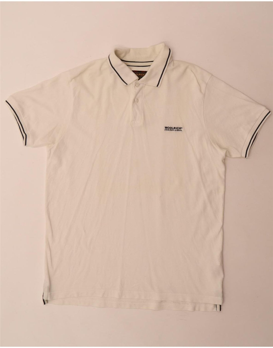 Woolrich Polo Hombre XL Blanco Algodón