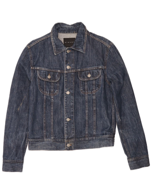 Sisley Chaqueta vaquera para hombre UK 36 Small Azul marino
