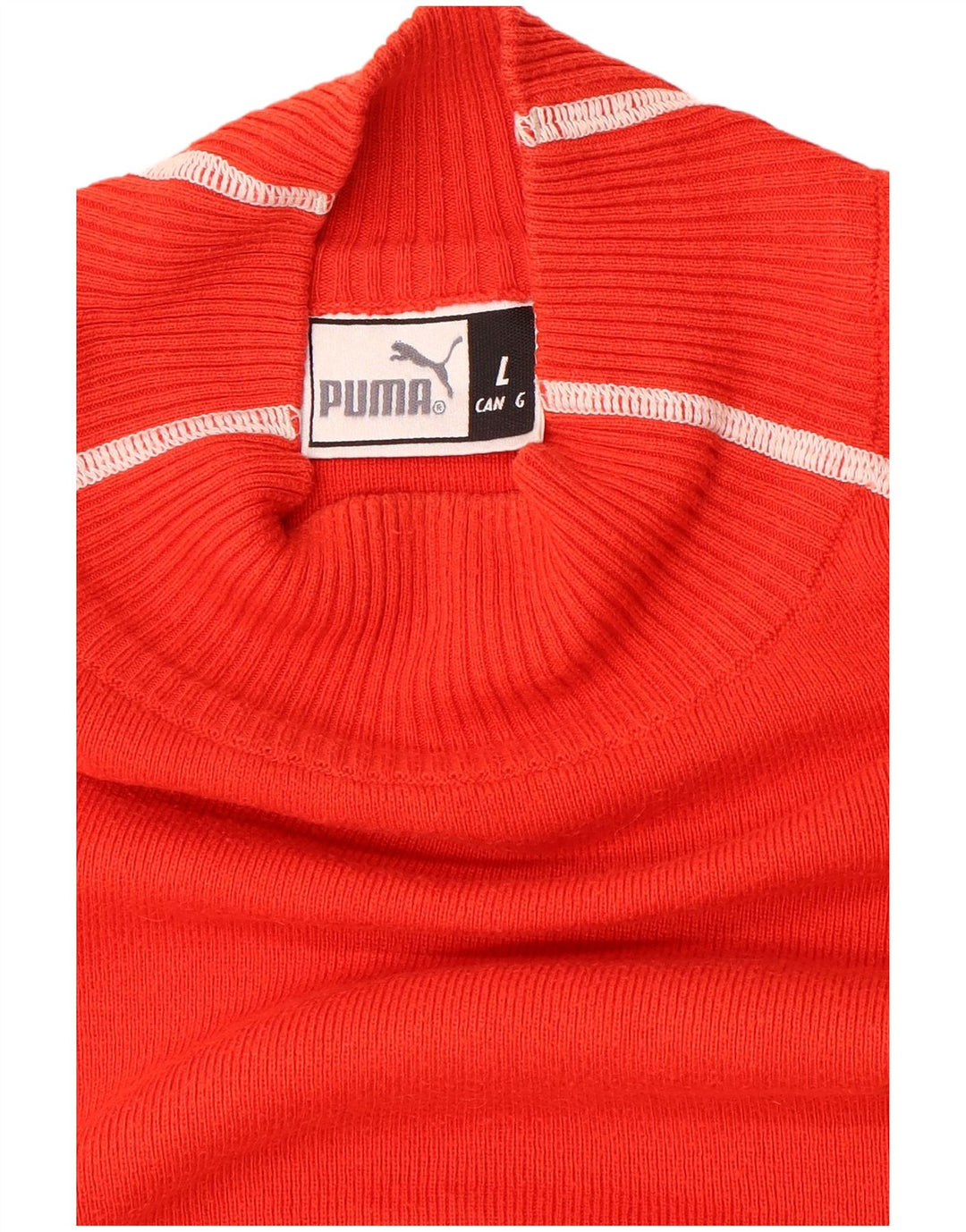 Puma Jersey con cuello alto para hombre, color rojo, talla grande