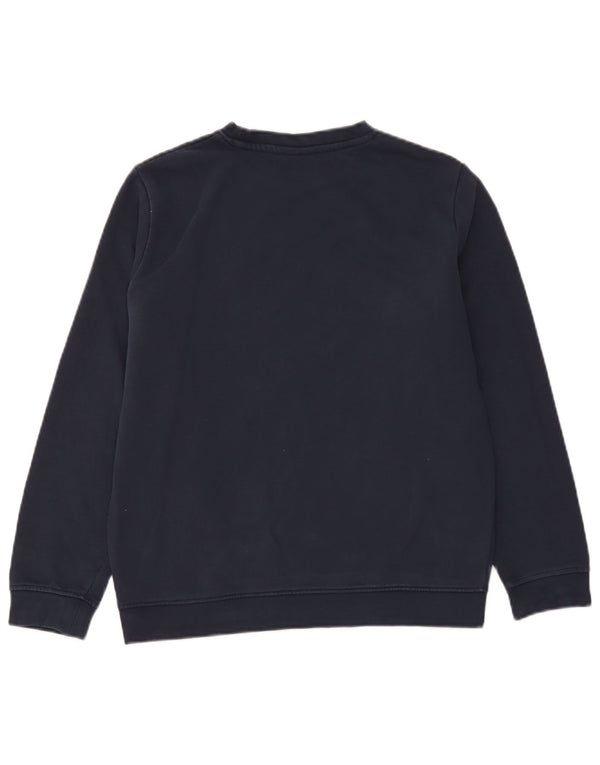 Ellesse Boys Graphic Sudadera Jumper 13-14 Años Azul Marino Algodón