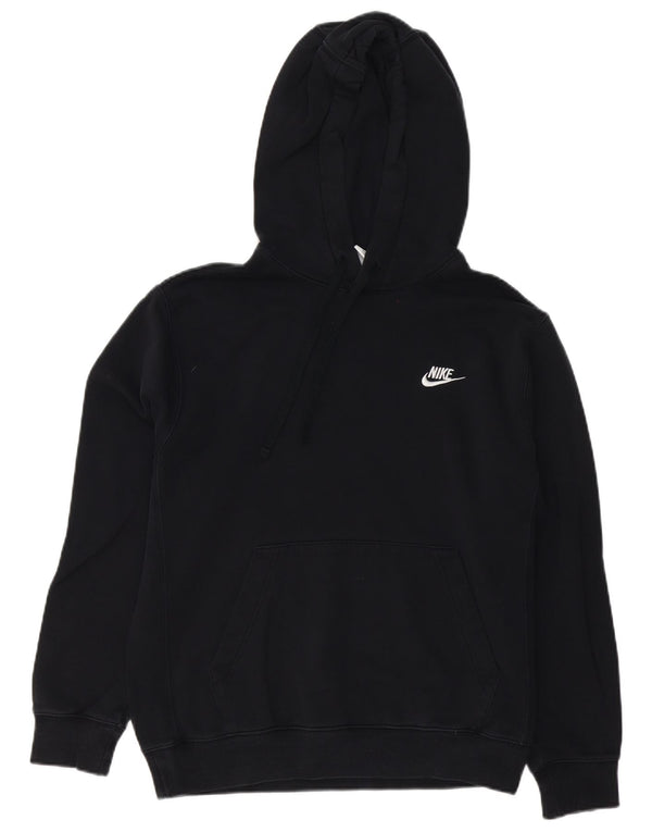 Nike - Sudadera con capucha para hombre, talla pequeña, algodón negro