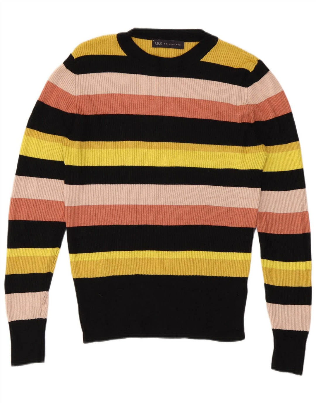 Marks & Spencer - Jersey de cuello redondo para mujer, talla 40, talla M, multicolor