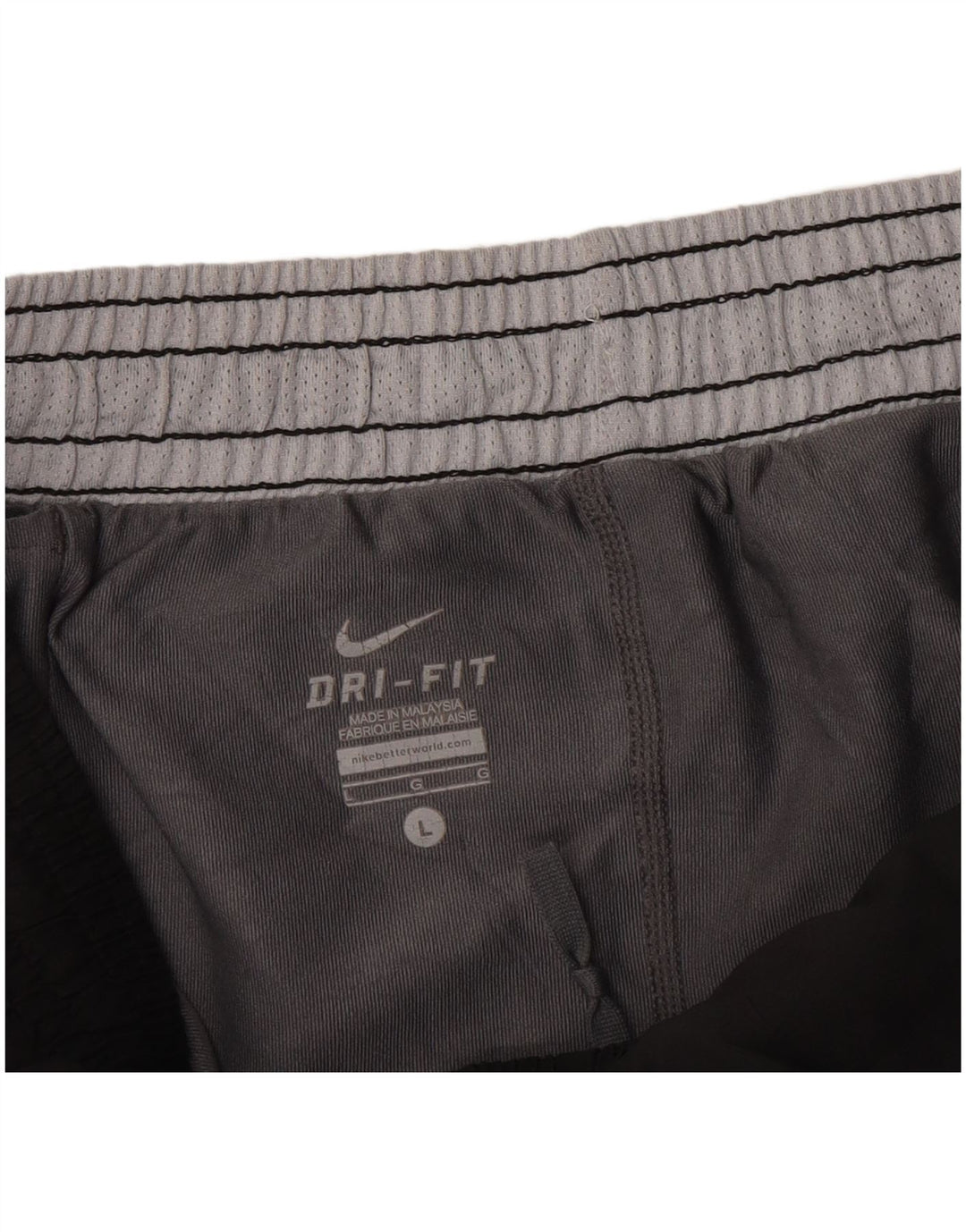 Pantalones cortos deportivos NIKE para mujer UK 40 Grande Negro Colorblock
