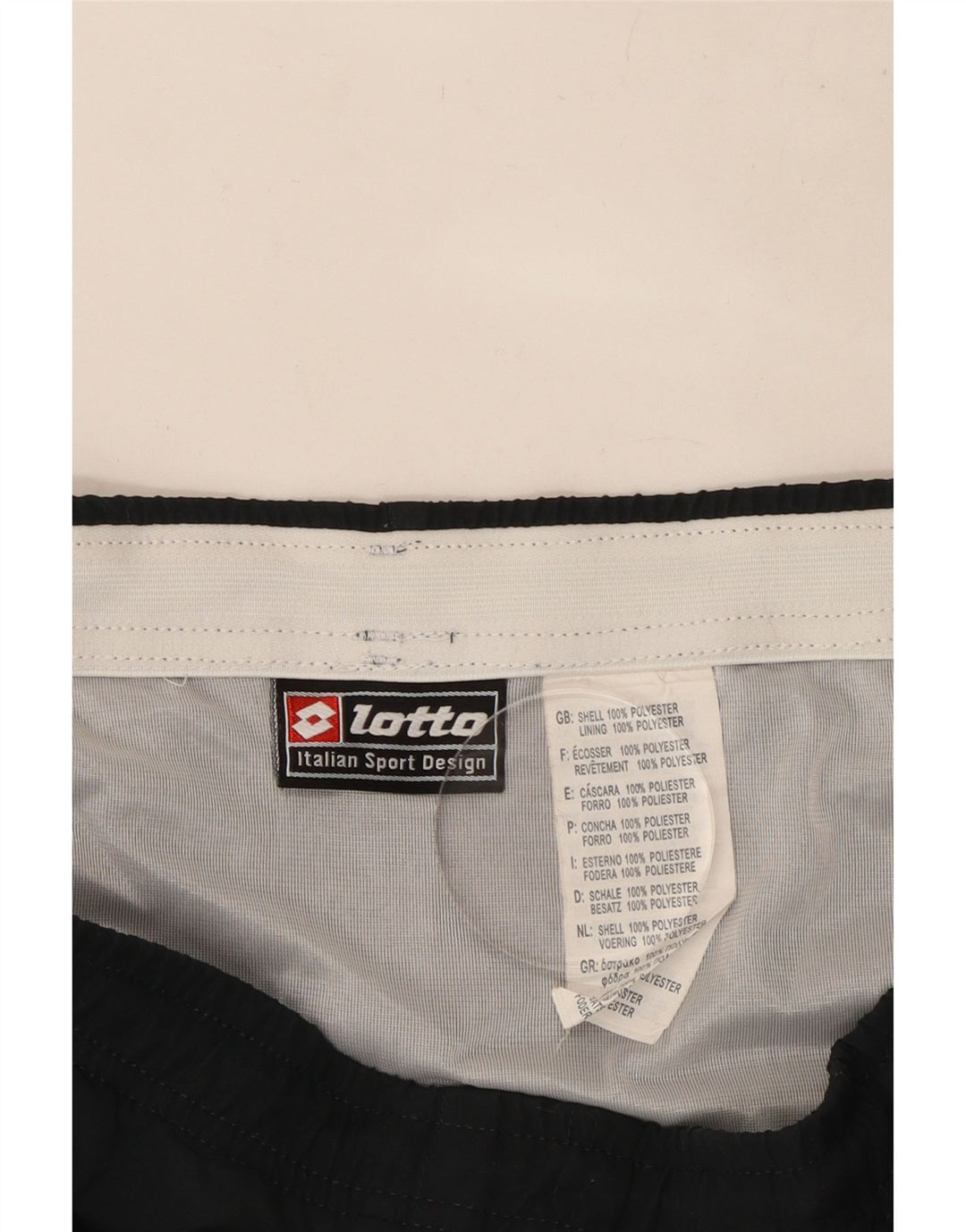Lotto - Pantalones cortos deportivos para hombre, talla grande, color azul marino, poliéster