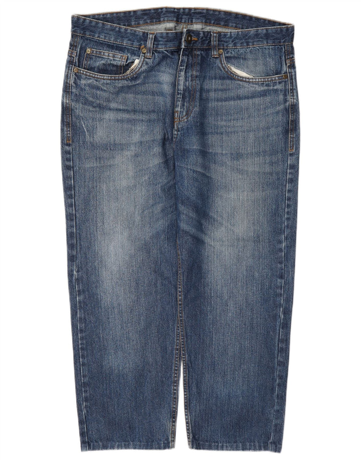 James Pringle Jeans recortados para hombre W36 L26 Algodón azul