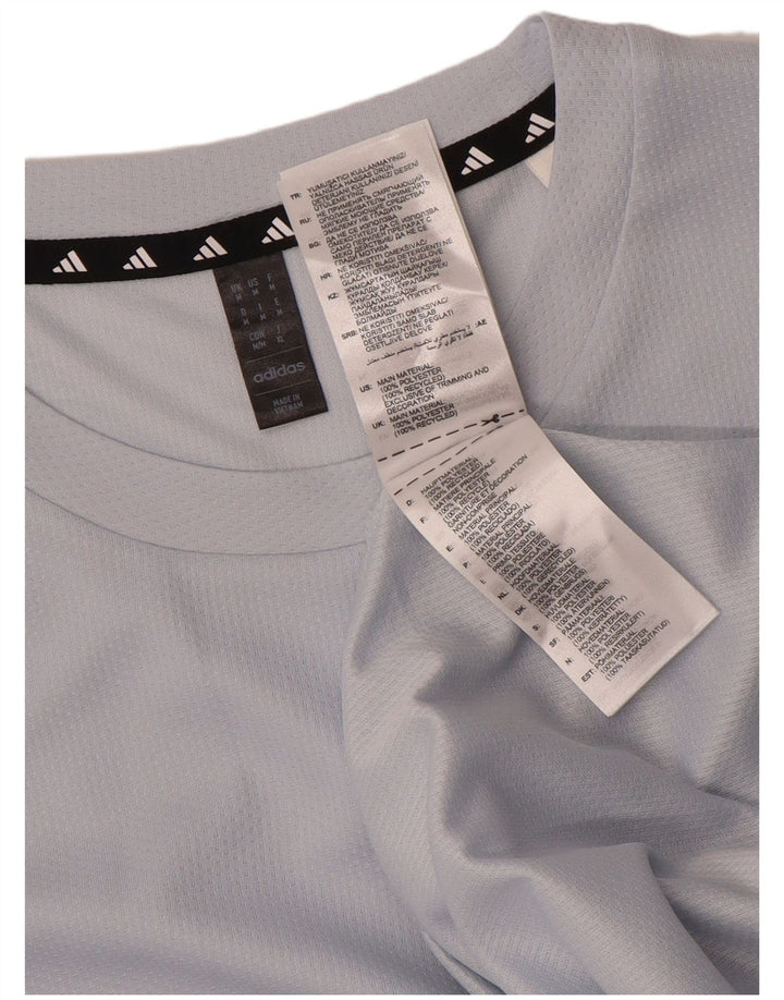 Camiseta Adidas Hombre Top Gris Medio Poliéster