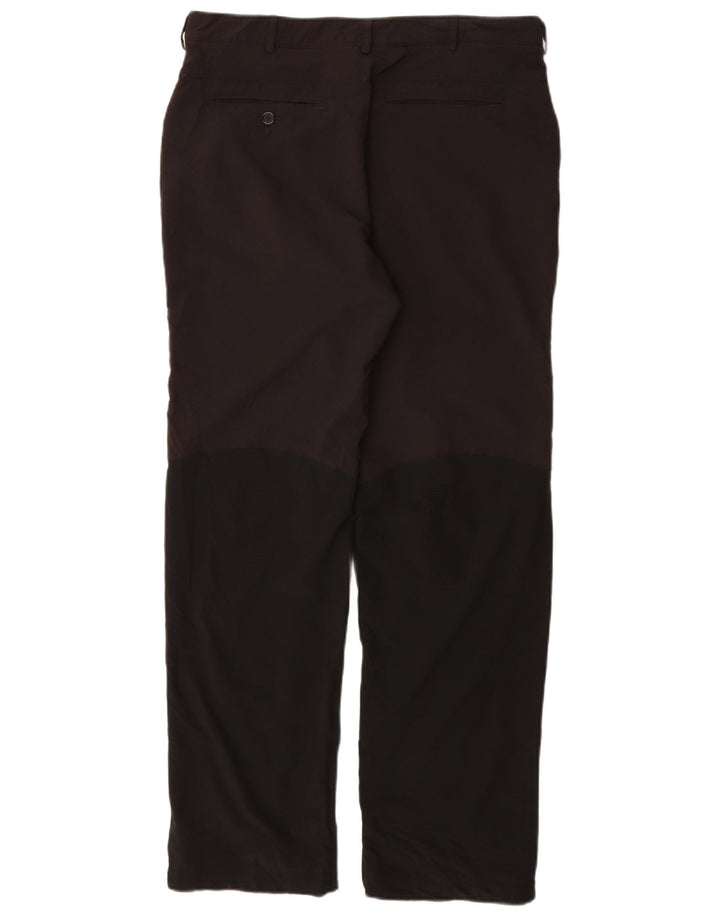 Pantalones informales rectos NIKE para hombre W34 L32 Poliéster negro