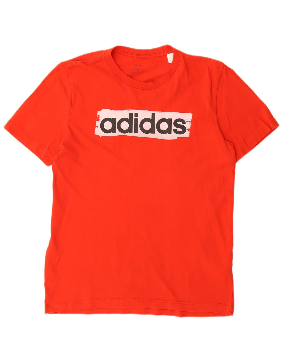 ADIDAS Camiseta gráfica para hombre Top Algodón rojo medio