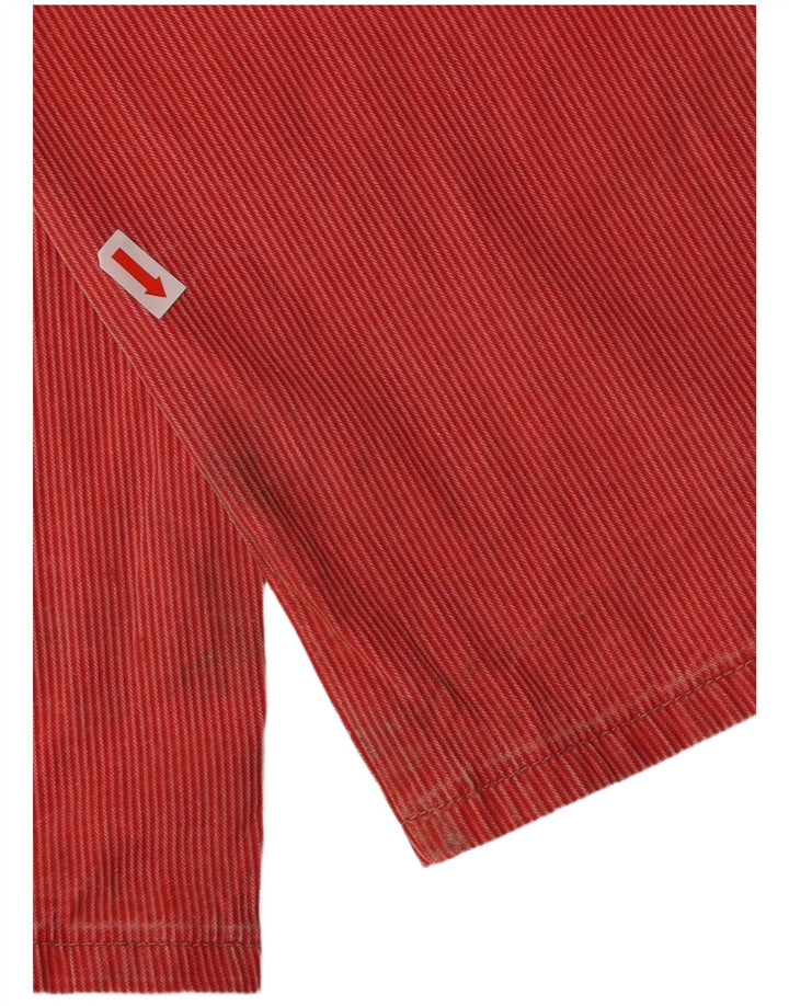 JECKERSON Pantalones rectos de pana para hombre W32 L33 Rojo