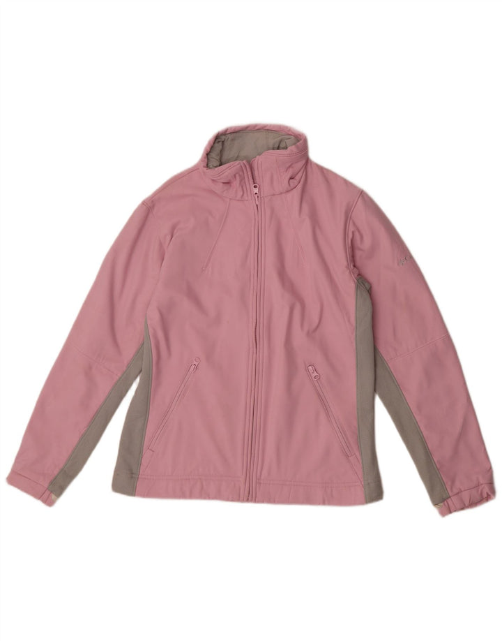 Columbia Interchange - Chaqueta de chándal para mujer, talla 40, color rosa mediano